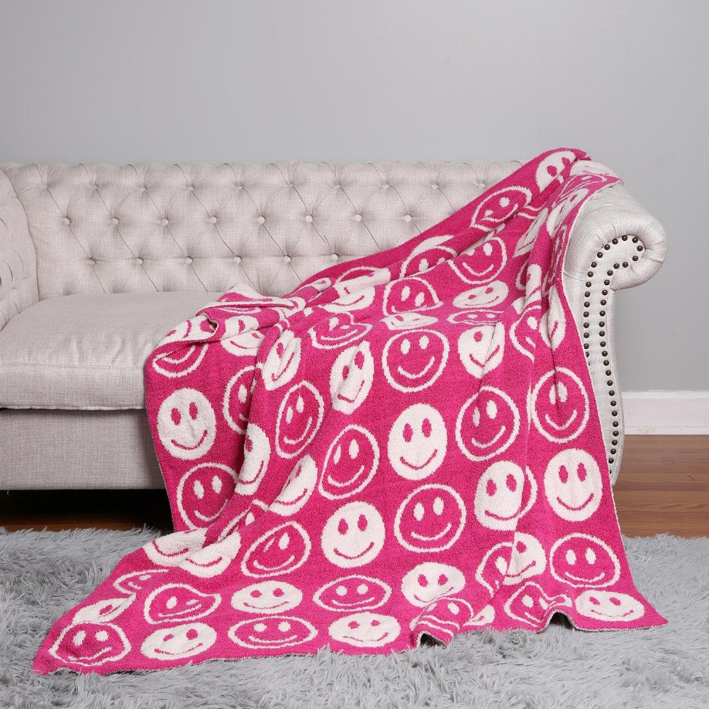Be Happy Blanket | 8 colors – Little Miss Petals Boutique