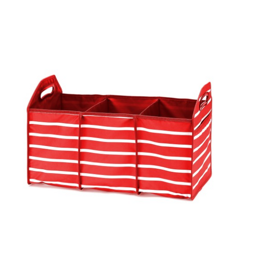 Trunk Organizer | Red Stripe