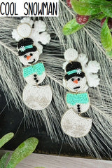 Holiday Seed Bead Earrings