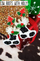Holiday Seed Bead Earrings