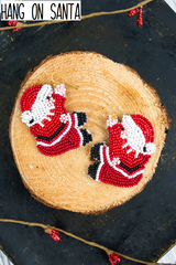 Holiday Seed Bead Earrings