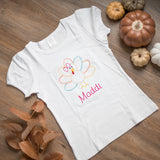 Personalized Turkey Tee (with Bow)
