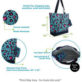 Canvas Tote with Coin Purse | Multiple Prints