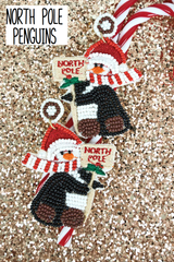 Holiday Seed Bead Earrings