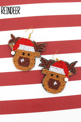 Holiday Seed Bead Earrings