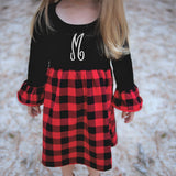 Monogrammed Holiday Dress