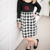 Monogrammed Holiday Dress