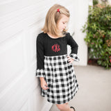 Monogrammed Holiday Dress