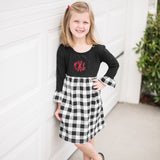 Monogrammed Holiday Dress