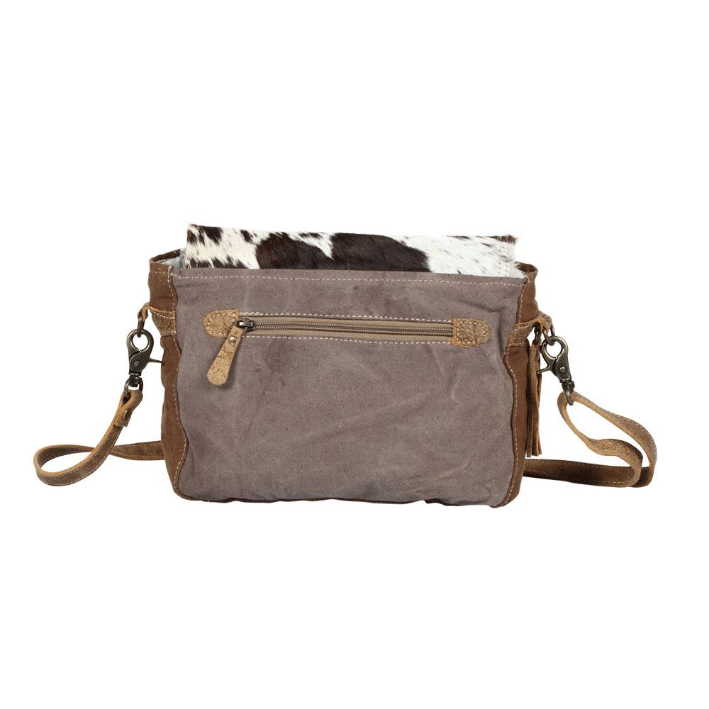 Myra Rug & Hairon Flap Messenger Bag