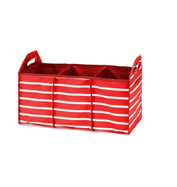 Trunk Organizer | Red Stripe
