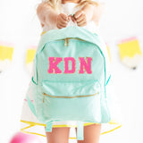 Personalized Chenille Patch Backpack