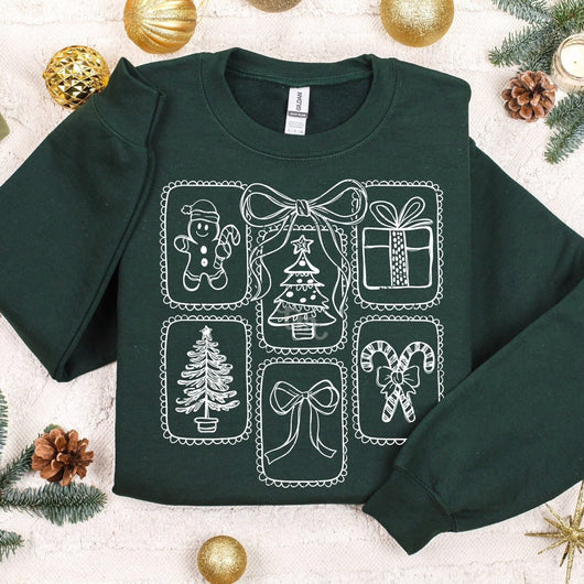 Christmas Stamps | Sweatshirt