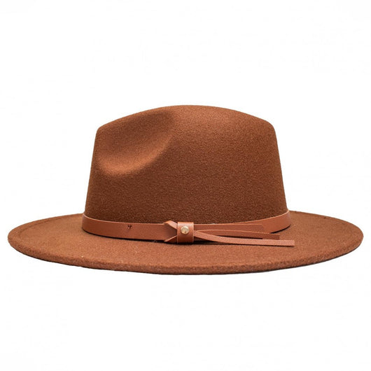 Boho Wool Hat | Rust